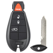 Vurkcy front view of Dodge Dart key fob showing button layout and easy replacement