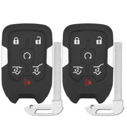 Vurkcy front view of two replacement fobs showing button layout and compatibility benefit