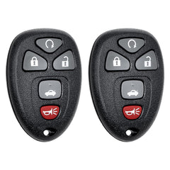 Vurkcy front view of two replacement fobs showing buttons and fit