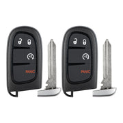 Vurkcy front view showing two replacement fobs and clear factory-style buttons for easy use