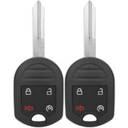 Vurkcy front view of two-pack key fobs showing buttons and compact design, reliable replacement