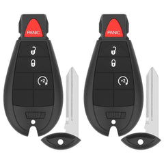 Vurkcy front view of two replacement key fobs showing buttons and ready-to-use benefit