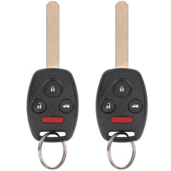 vurkcy front view of two key fobs showing button layout and easy replacement benefit