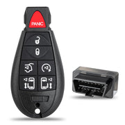 Vurkcy front view key fob showing button layout and ready-to-use benefit