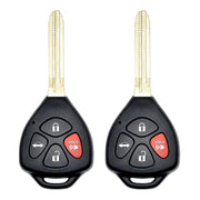 Vurkcy front view key fob showing buttons and clear labeling for easy use