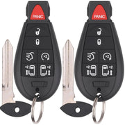 Vurkcy front view of 7-button fob showing full face and clear functions for quick replacement