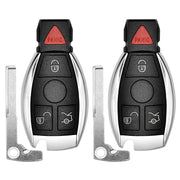 Vurkcy front view of key fob showing button layout and easy replacement benefit