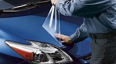 VViViD PPF applied on car hood with smooth fit, protects paint from chips