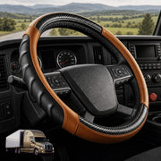 Vyonix front view of brown 18 inch cover showing overall shape and fit benefit