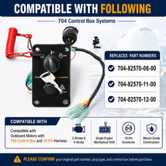 Wadoy rear wiring harness 10‑pin connector for easy plug‑and‑play installation