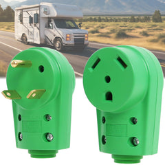 Wadoy front view of TT-30 male and female plug set showing fit and finish