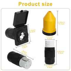 Wadoy twist-lock connector closeup offering secure connection benefit