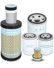 WADYDZMFCF kit front packaging showing all five filters and fitment information for fast identification and convenience