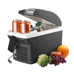 Wagan EL6206 front view showing compact portable cooler and warmer benefit