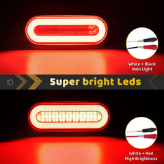 WahMOTOTin close-up of 52 LEDs for improved visibility benefit