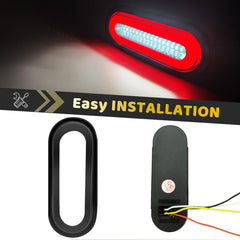 WahMOTOTin inner white reverse LEDs illuminated to show bright backup lighting benefit