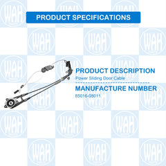 Wahparts cable connector detail demonstrating secure OEM-style electrical connection benefit