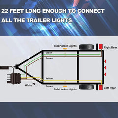 WALSIO color-coded wires close-up for quick, accurate wiring and fewer errors