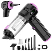 Wansimoo front view folded purple showing compact storage and portability