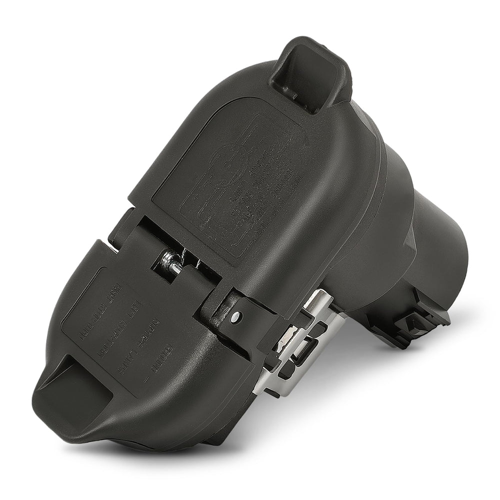 Wanzuwbip front view of tow connector showing plug faces for easy hookup