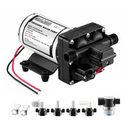 wassermann pump front view showing included kit and easy installation benefit