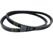 Wasydy front view of two 835-20-30 belts showing size and benefit