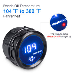 WATERWICH blue LED night readout on dash improving nighttime visibility