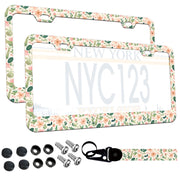 Wauhetsmvy front packaging view showing two floral frames and included parts for instant styling