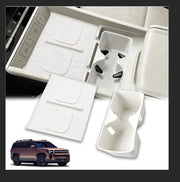 WBLATP front installed cup holder and charging mat showing clean fit and protection