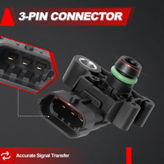 Wbsteanaten MAP sensor connector detail highlighting secure electrical contact benefit