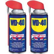 WD-40 front packaging showing Smart Straw and 2-pack convenience
