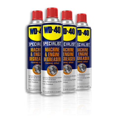 WD-40 Specialist front packaging showing 4-pack for bulk use and convenience