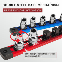 WEAREN single tray removed showing sockets for fast reconfiguration benefit