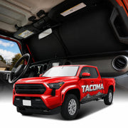 weektic front view on Tacoma windshield showing full coverage benefit