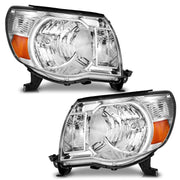 WEELMOTO front assembly for Tacoma showing chrome finish and fit benefits