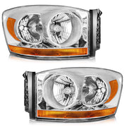 WEELMOTO front view headlight showing full chrome assembly and fitment benefit