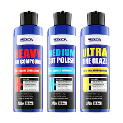 WEICA kit front packaging showing three bottles and clear labeling for easy selection