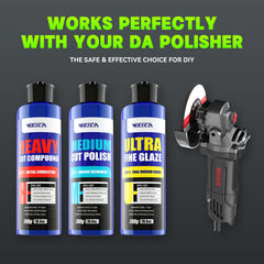 WEICA Ultra Fine Glaze pouring consistency highlighted for final gloss enhancement