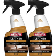 Weiman front packaging showing two 12 oz bottles and brand benefits