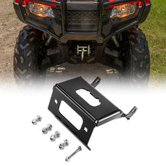 WeiSen winch mount front view showing bolt pattern and sturdy construction benefit secure fit