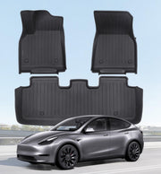 Wekar front mats showing precise Model Y fit and maximum coverage