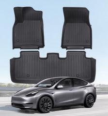 Wekar front mats showing precise Model Y fit and maximum coverage