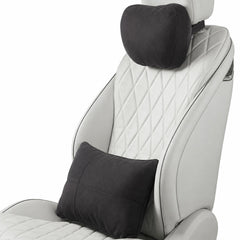 WELBRIT front view of neck and lumbar pillows showing complete set and neat finish