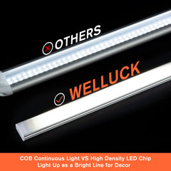 WELLUCK installed in RV ceiling providing bright task lighting for living space
