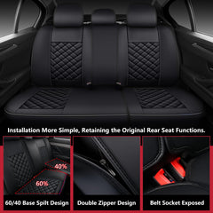 WENNFOUR side view highlighting airbag-compatible seams and safety access