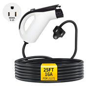 WenStorm front view with integrated plug showing portability and easy use