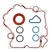 Weonaroll front packaging showing timing cover gasket set and clear fitment benefit