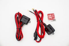 Werks Gruppe ChargeSafe installed under hood offering tidy hardwired battery maintenance access