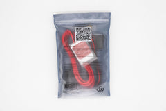 Werks Gruppe ChargeSafe LED indicator lit verifying secure connection and correct polarity