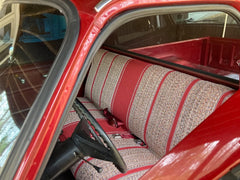 West Coast Auto close-up of woven fabric texture highlighting durable comfort